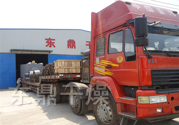 煤泥干燥機(jī)設(shè)備質(zhì)量好，煤泥干燥機(jī)發(fā)貨現(xiàn)場